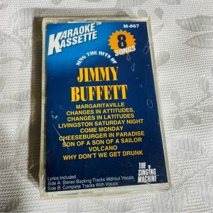 Jimmy Buffett Karaoke Kassette 8 Song Cassette tape 1992 With Lyrics NEW SEALED